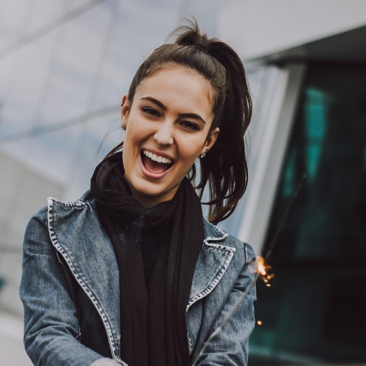 Portrait of Maya Chen, group coordinator and fusion cooking expert